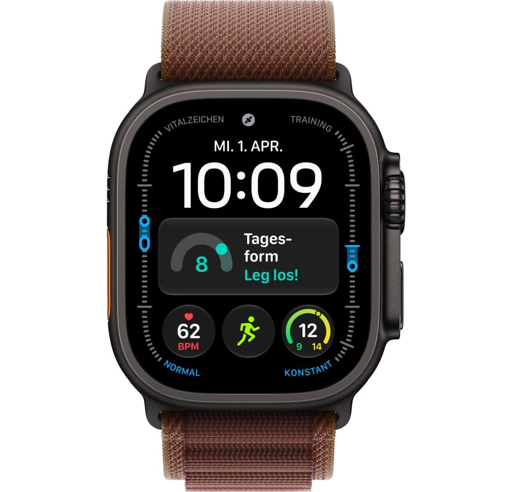 Burgund Apple Ultra 4 GPS + Cellular, Titangehäuse, Alpine Loop M, 49 mm.2