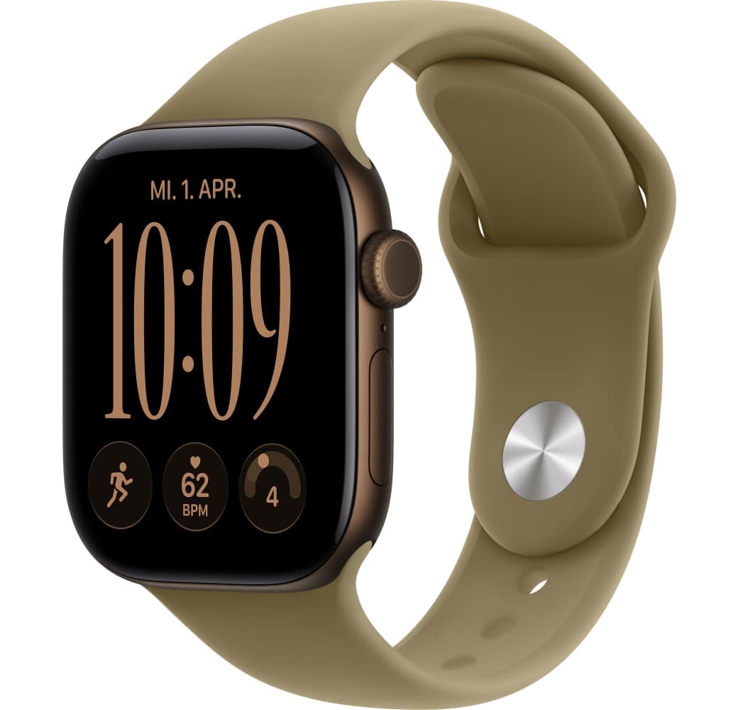 Olive Apple Series 12 GPS, Aluminiumgehäuse, Sportarmband M/L, 42 mm.1