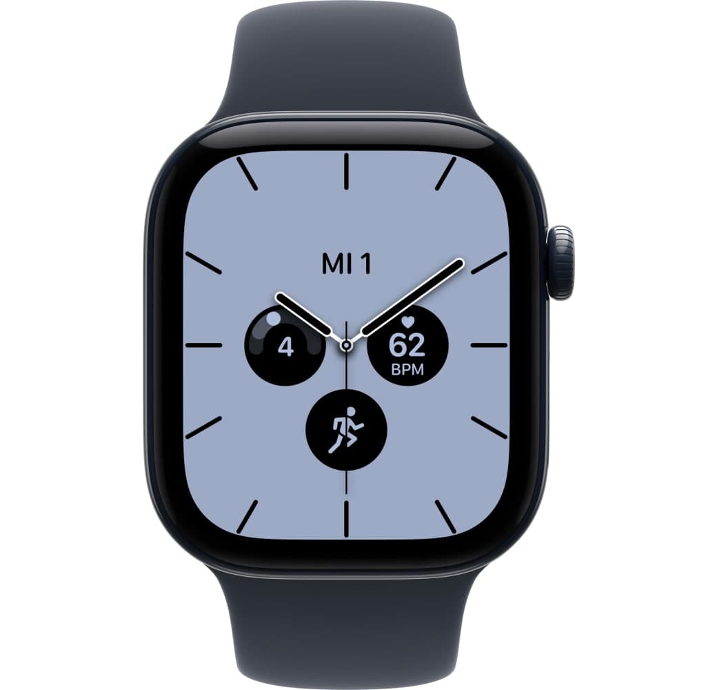 Marineblau Apple Series 12 GPS + Cellular, Keramikgehäuse, Sportarmband M/L, 46 mm.2