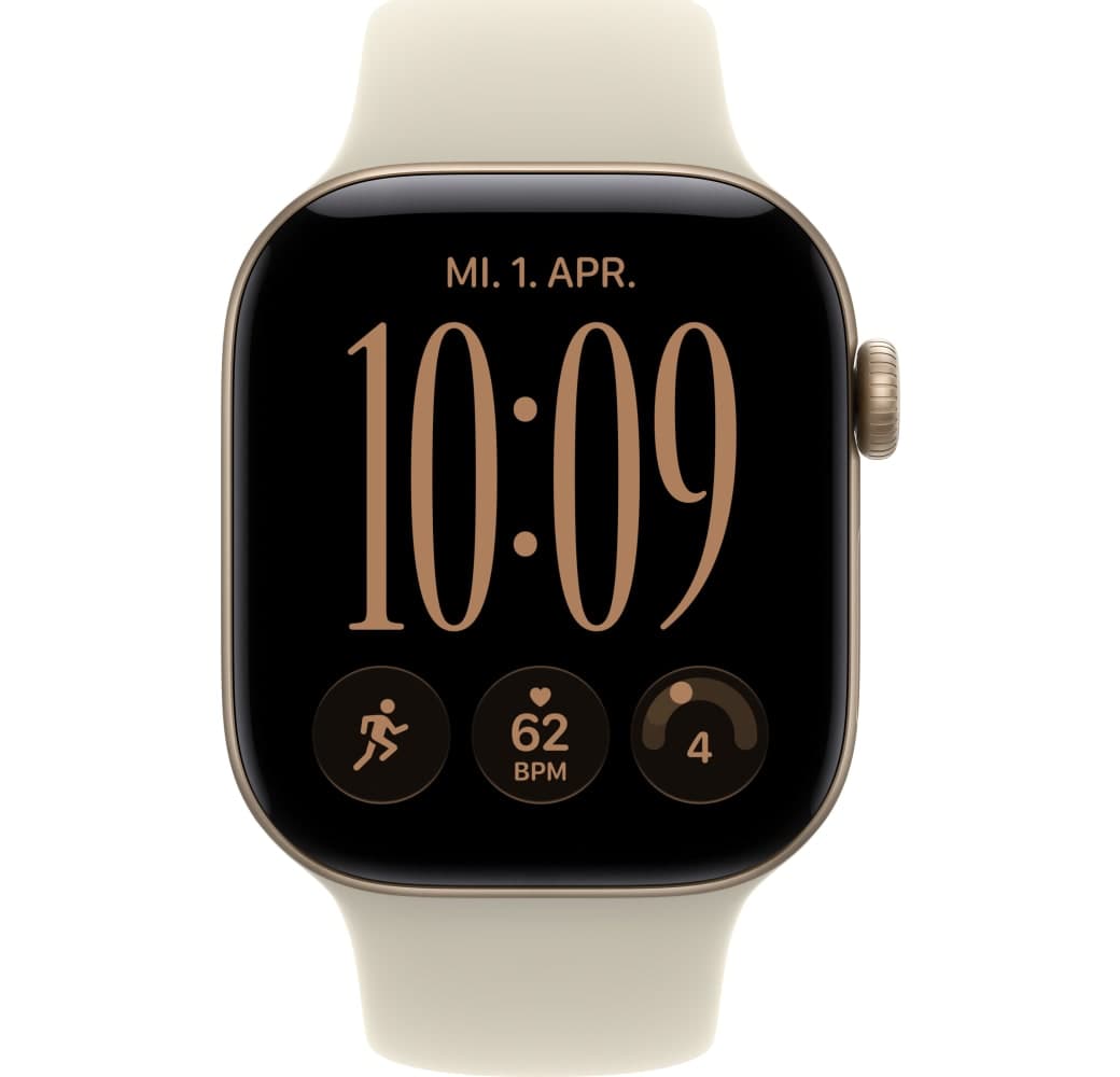Sand Apple Series 12 GPS + Cellular, Aluminiumgehäuse, Sportarmband S/M, 42 mm.2