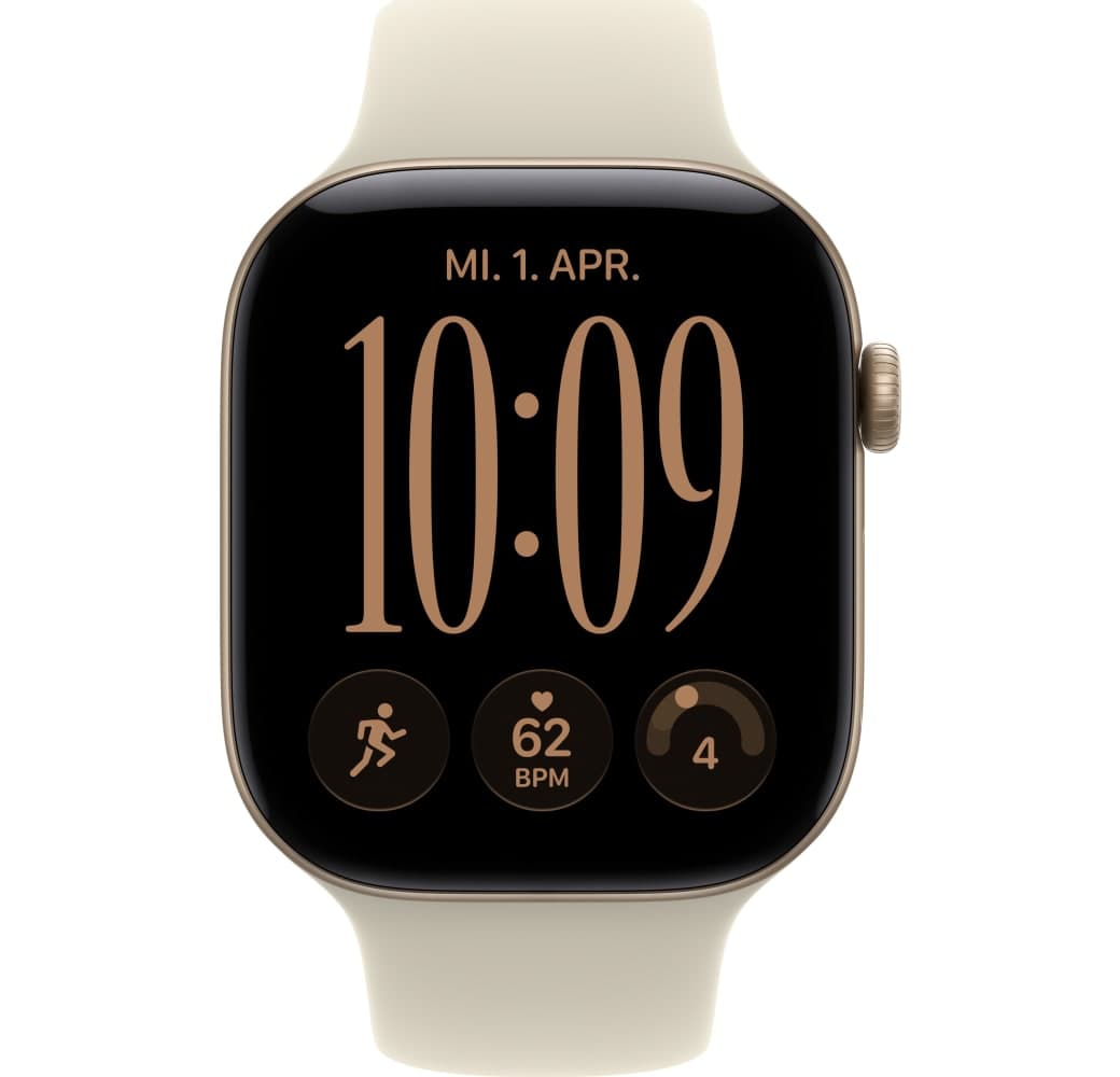 Sand Apple Series 12 GPS + Cellular, Aluminiumgehäuse, Sportarmband S/M, 46 mm.2