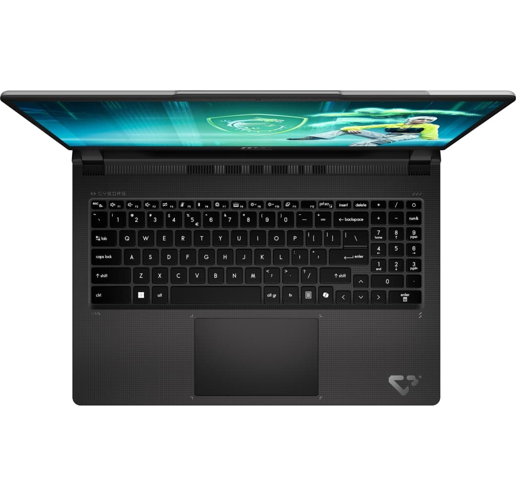 Schwarz MSI Cyborg 15 Max C2WG-440NN Laptop - Intel® Core™ 7-240H0 - 16 GB - 512 GB SSD - NVIDIA® GeForce® RTX™ 5070 - Deutsch (QWERTZ).4