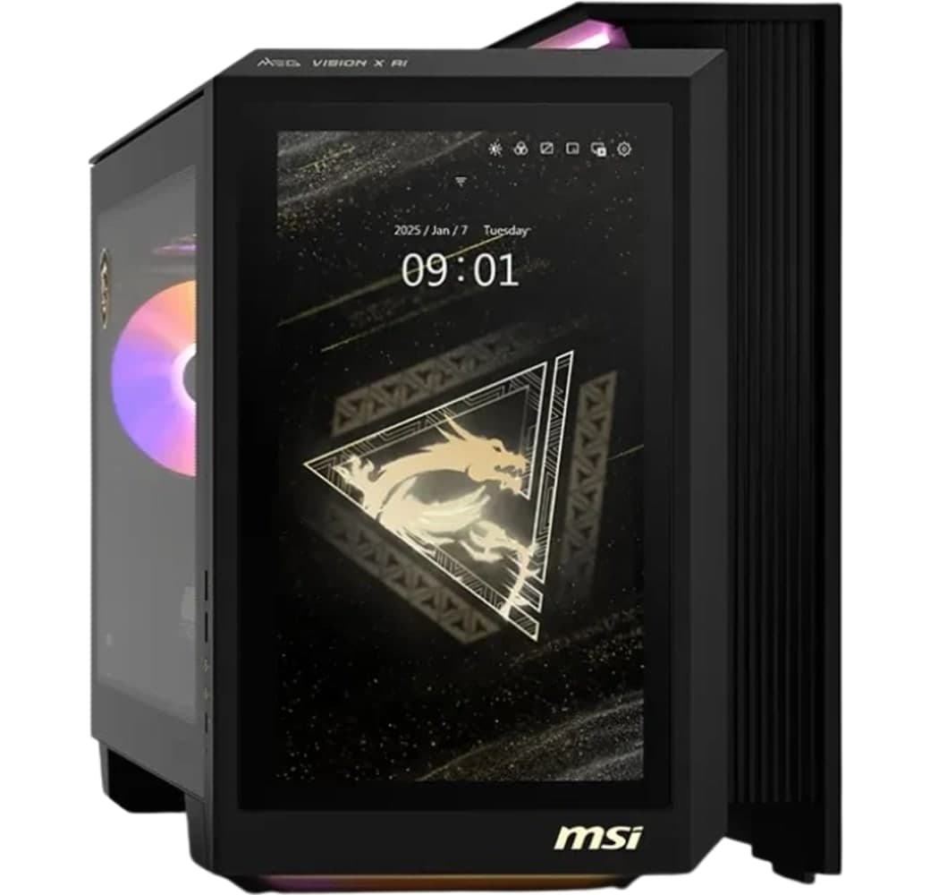 Schwarz MSI MEG Vision X AI 2NVV9-285AT Desktop-PC - Intel® Core™ Ultra 9-285K0 - 64 GB - 1 TB SSD - NVIDIA® GeForce® RTX™ 5080.1