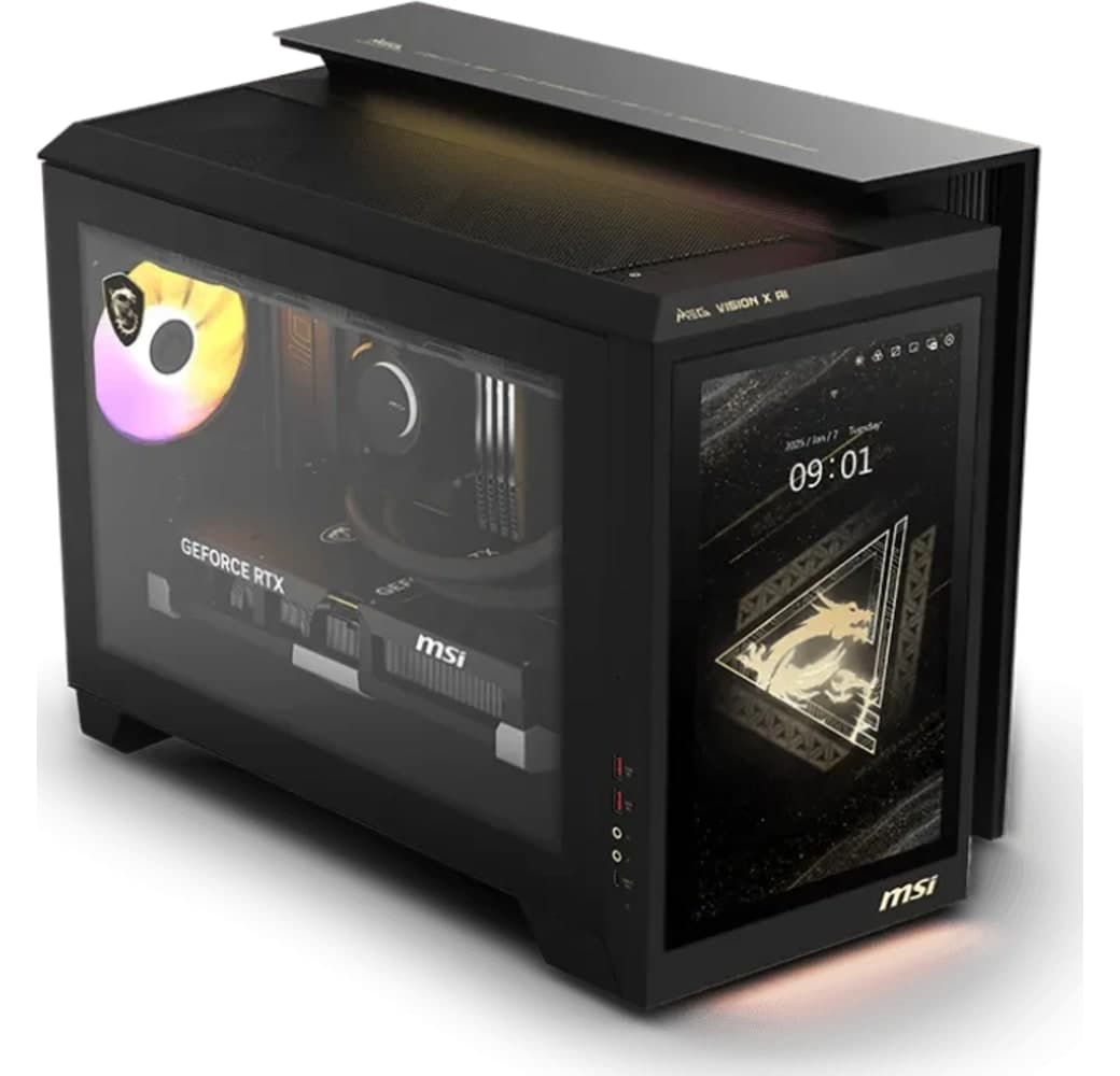 Schwarz MSI MEG Vision X AI 2NVV9-285AT Desktop-PC - Intel® Core™ Ultra 9-285K0 - 64 GB - 1 TB SSD - NVIDIA® GeForce® RTX™ 5080.3