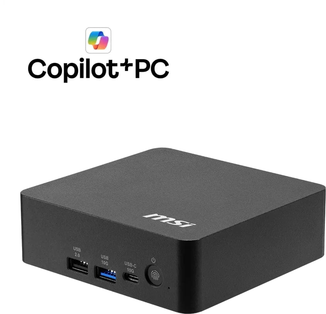 Schwarz MSI Cubi NUC AI+ 3MG-007DE Mini-PC – Intel® Core™ Ultra 7-3550 – 16 GB – 1 TB SSD – Intel® Grafik.11