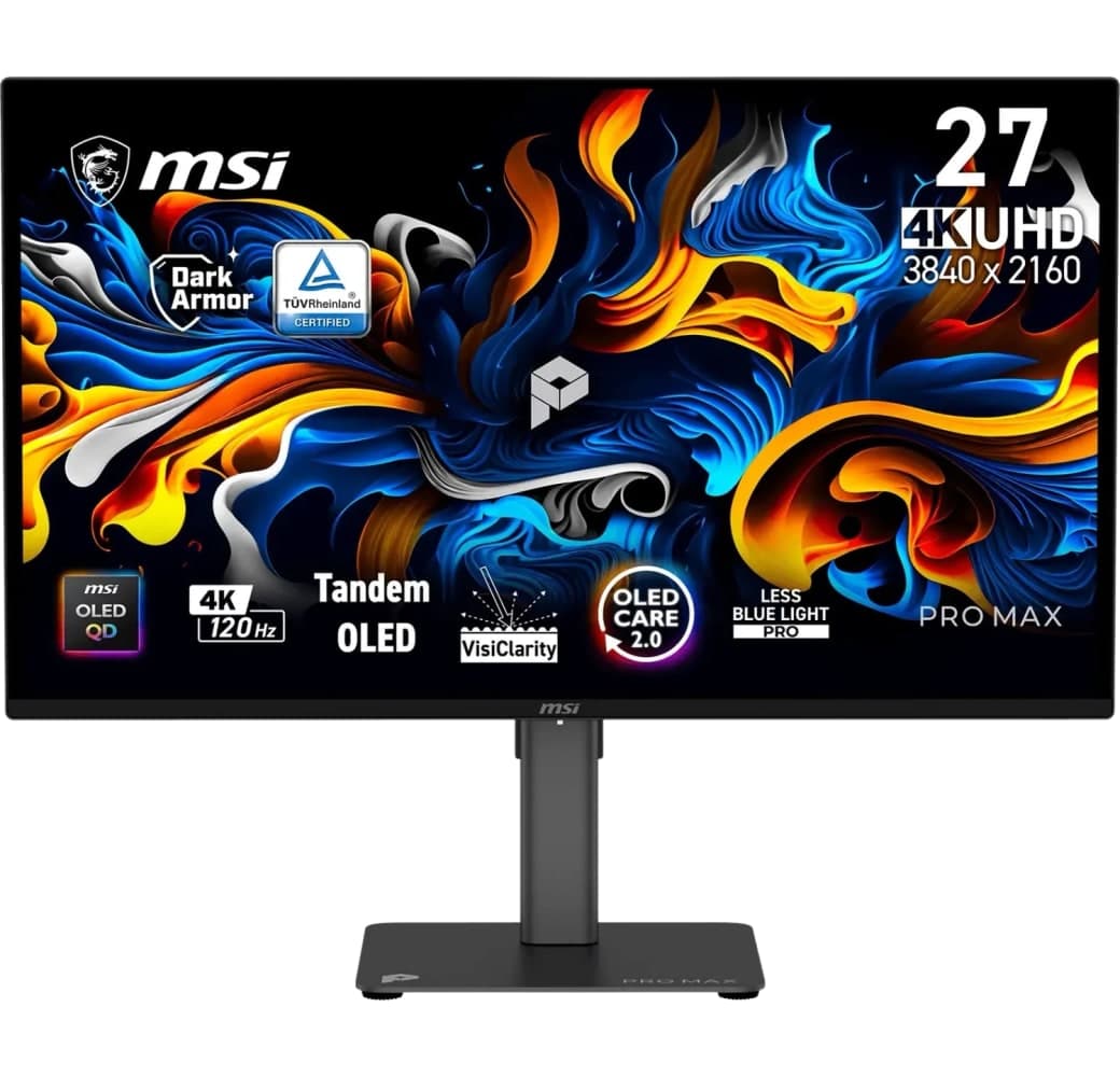 Schwarz MSI PRO MAX 271UPX12G Monitor – 27 Zoll – 4K UHD (3840 x 2160) – PROMAX271UPX12G.1