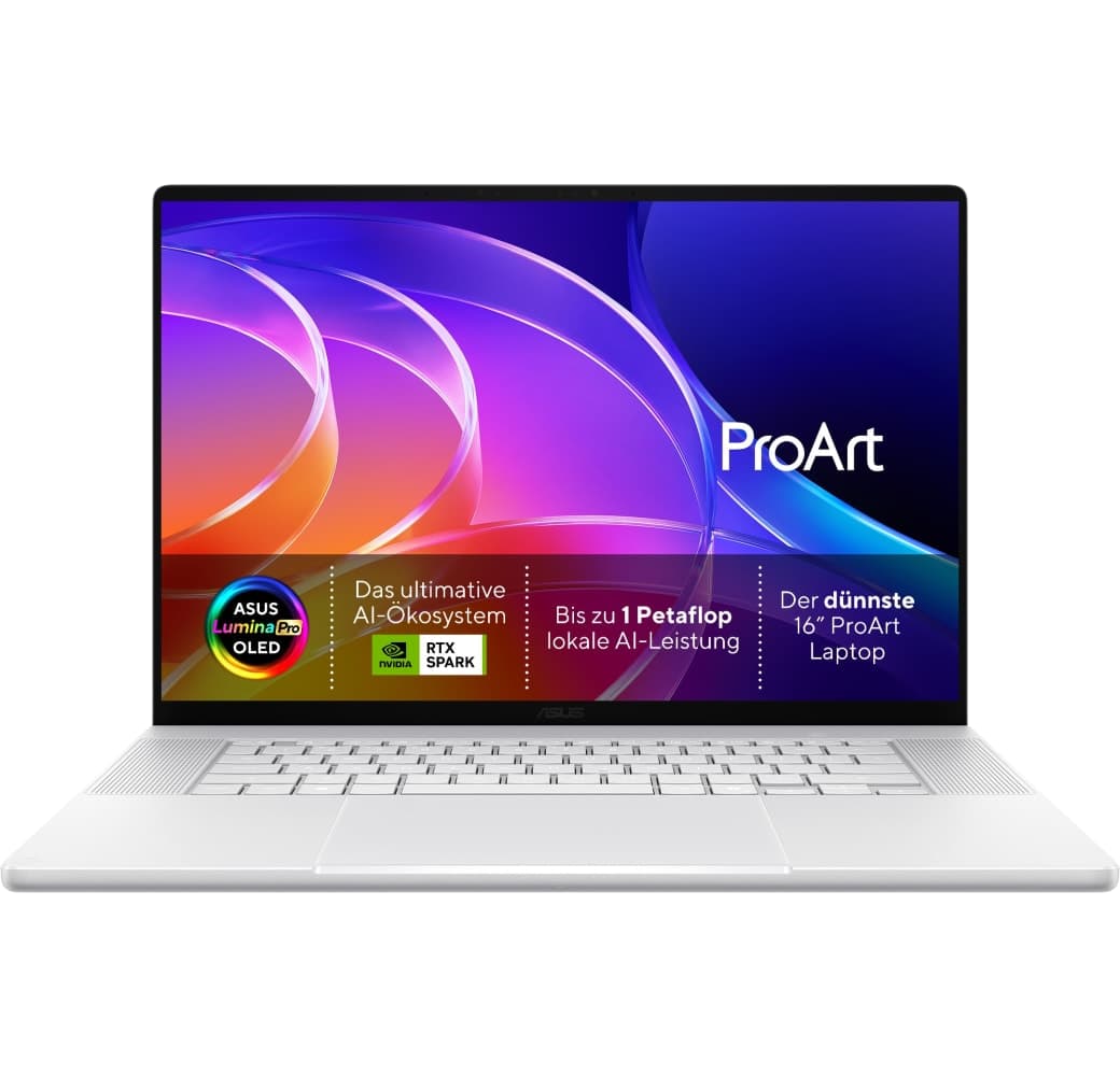Weiß ASUS ProArt P16 H7607BA-SE310X Laptop - NVIDIA® RTX Spark™-N1X0 - 48 GB - 1 TB SSD - NVIDIA® Blackwell RTX GPU - Deutsch (QWERTZ).1