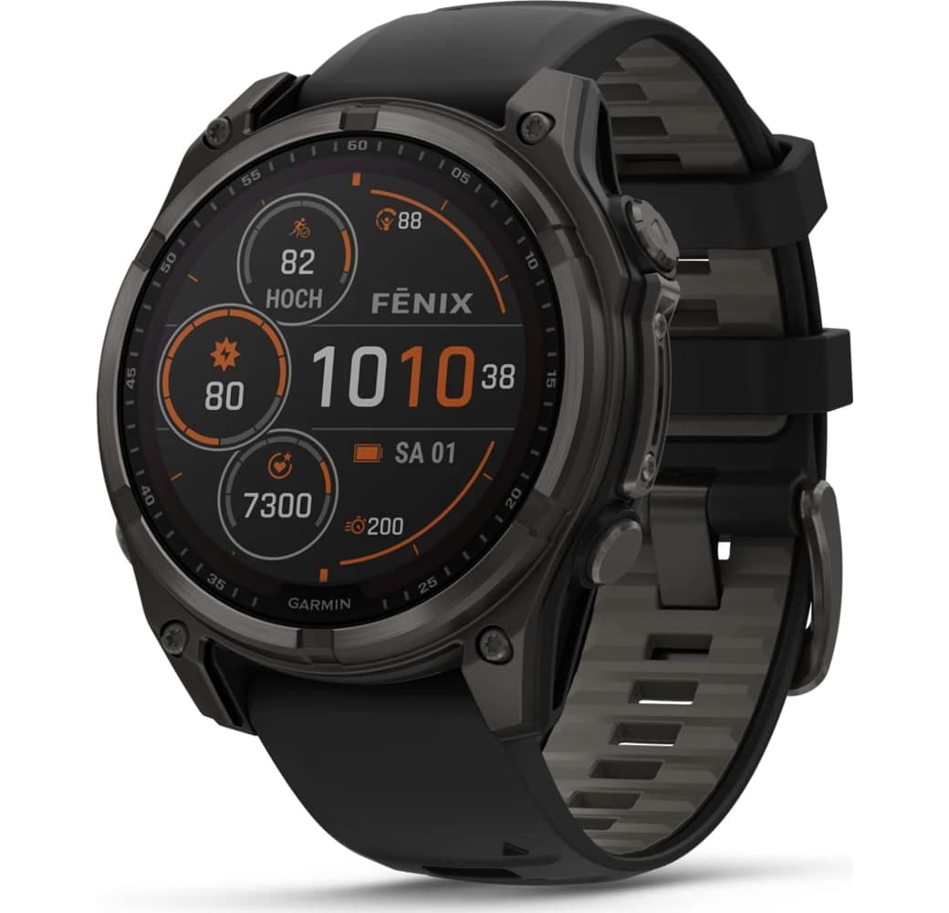 Graphit Garmin Fēnix® 8 Solar Smartwatch, Titangehäuse, 47 mm.1