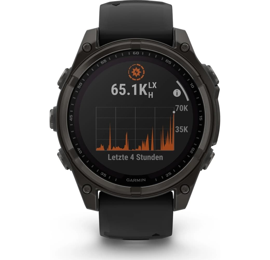 Graphit Garmin Fēnix® 8 Solar Smartwatch, Titangehäuse, 47 mm.2