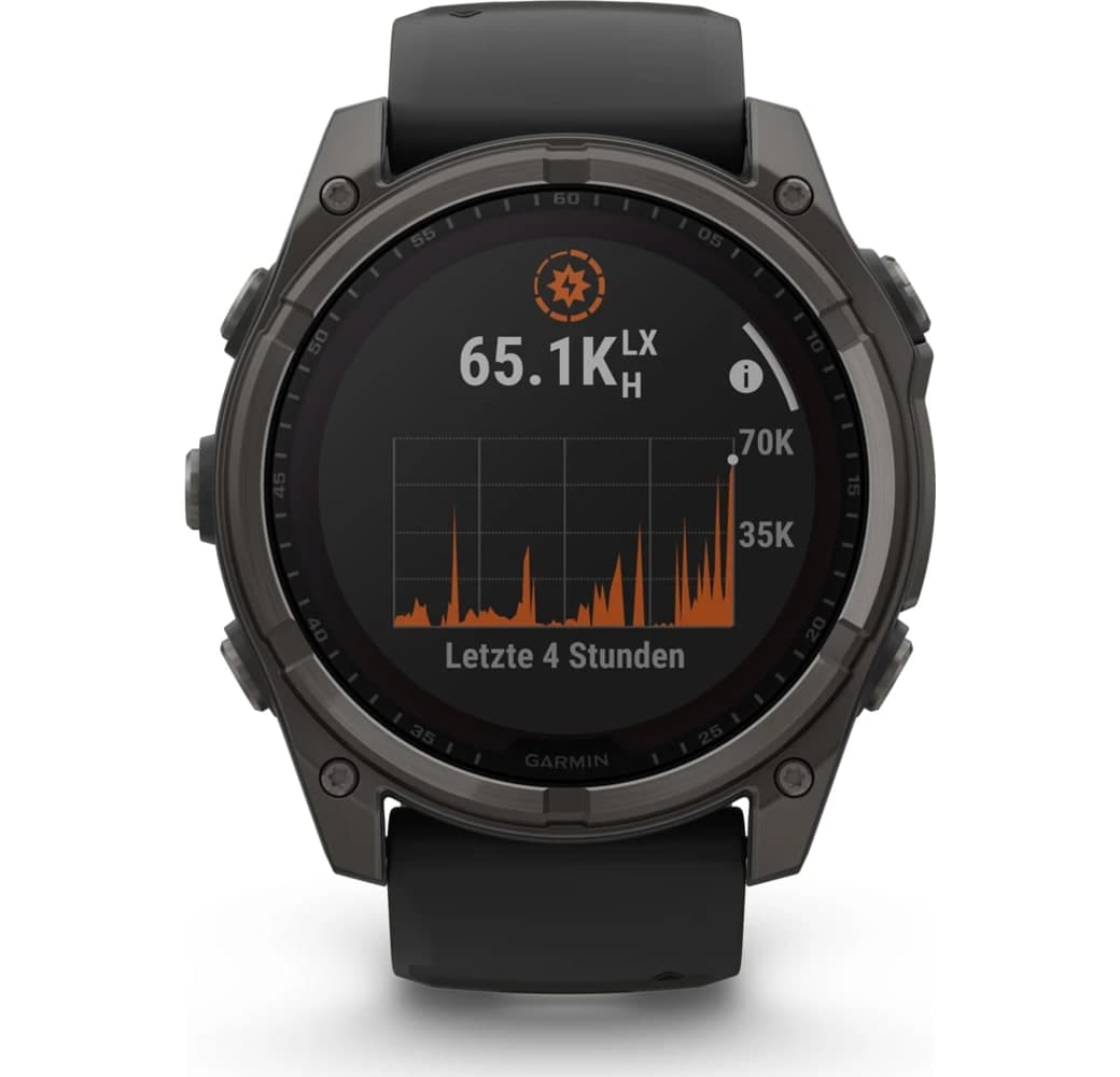 Graphit Garmin Fēnix® 8 Solar Smartwatch, Titangehäuse, 51 mm.2