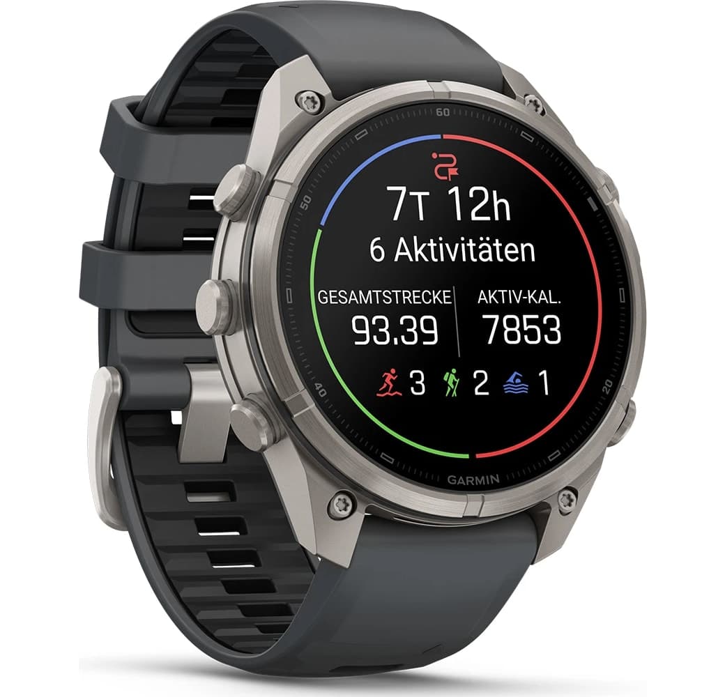 Graphit Garmin Fenix 9 Pro InReach (LTE) Smartwatch, Titangehäuse, 47 mm.3