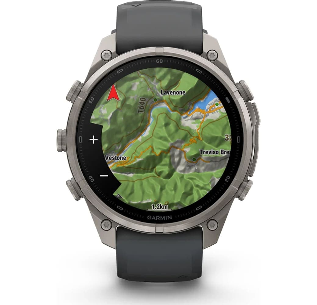 Graphit Garmin Fenix 9 Pro InReach (LTE) Smartwatch, Titangehäuse, 47 mm.7