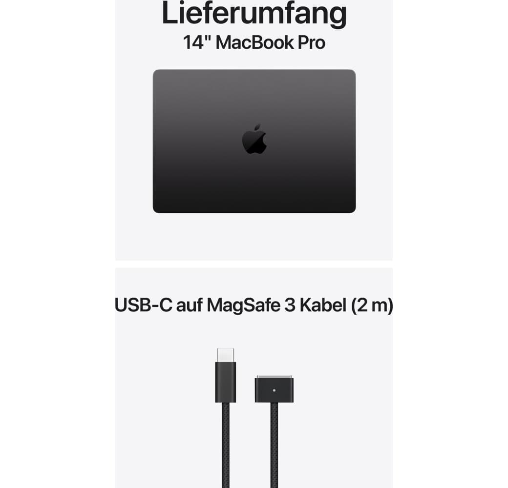 Space Black Apple MacBook Pro 14‘‘ Laptop - M6 12-Core - 32 GB - 1 TB SSD - 12-Core-CPU - Deutsch (QWERTZ).5