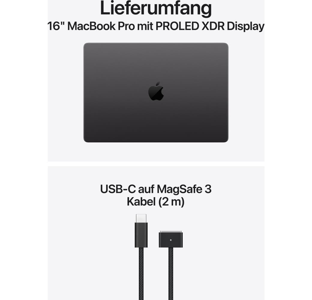 Space Black Apple MacBook Pro 16" PROLED Laptop - M5 Max 18-Core - 48 GB - 2 TB SSD - 40-Core-CPU - Deutsch (QWERTZ).6