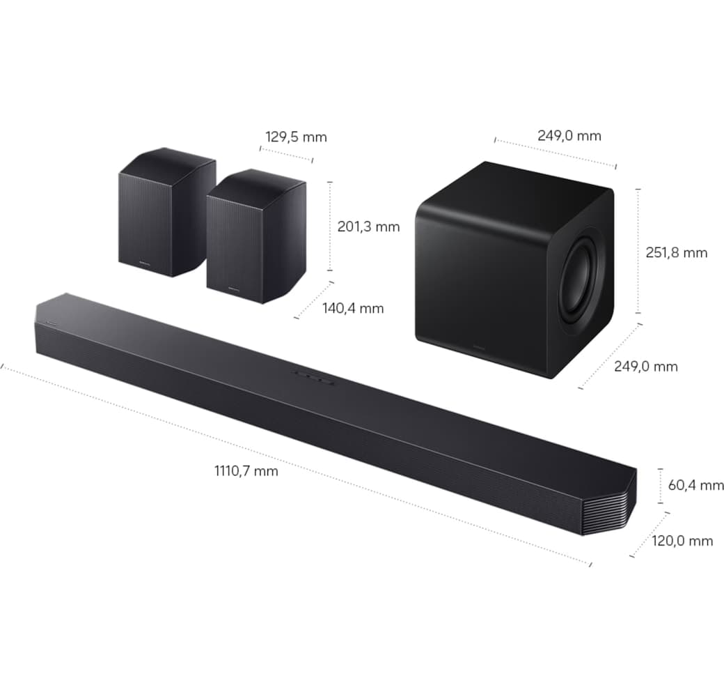 Schwarz Samsung HW-Q935GH/ZG Soundbar-System.3