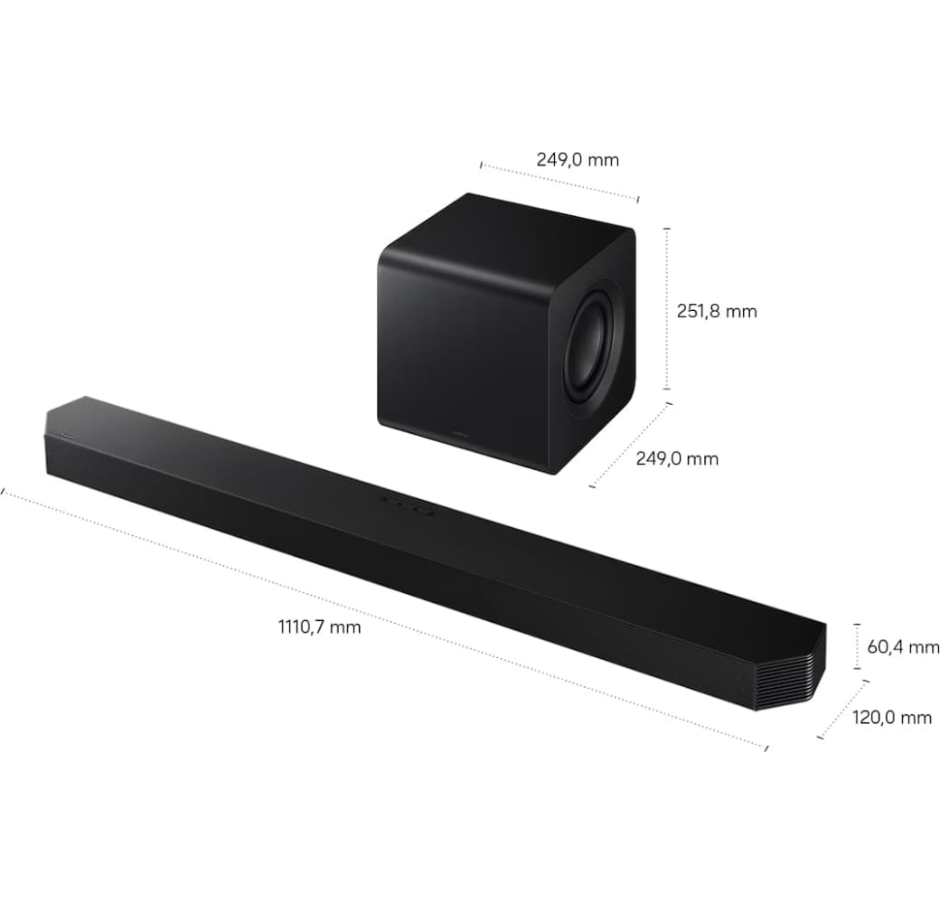 Schwarz Samsung HW-Q810GH/ZG Soundbar-System.3