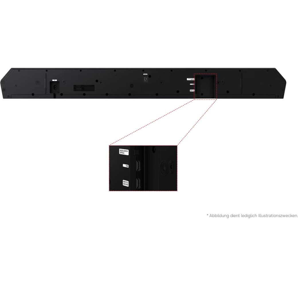 Schwarz Samsung HW-Q810GH/ZG Soundbar-System.4