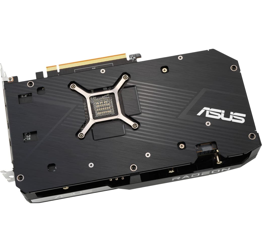 Black Asus Dual Radeon™ RX 6600XT Graphics Card.4